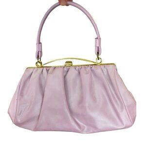 Vintage 1950s 1960s light purple Handbag/ Purse /Pocketbook/Satchel
